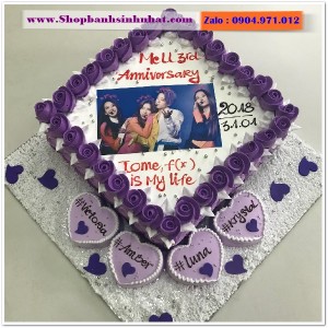 Bánh Sinh Nhật In Hình Ảnh - H184